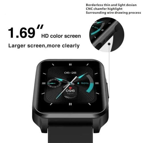 Lenovo S2 Pro 1.69 inch IPS Full Screen Smart Wristband IP67 Waterproo