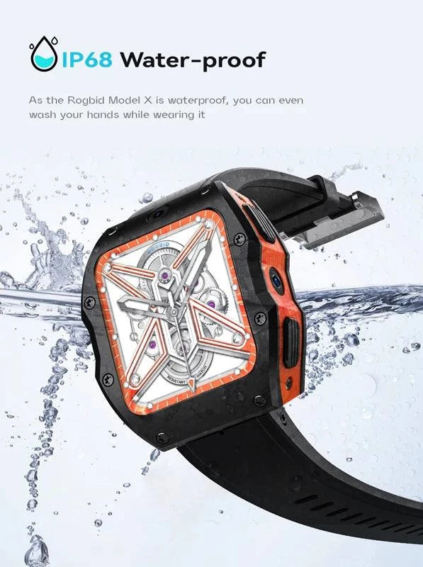 Rogbid Model X 4G Men2+16GB Android Smartwatch IP68 Waterproof 1050mAh
