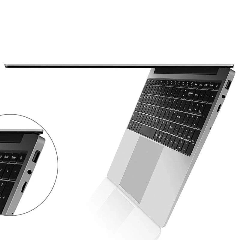 Intel gaming laptop close up