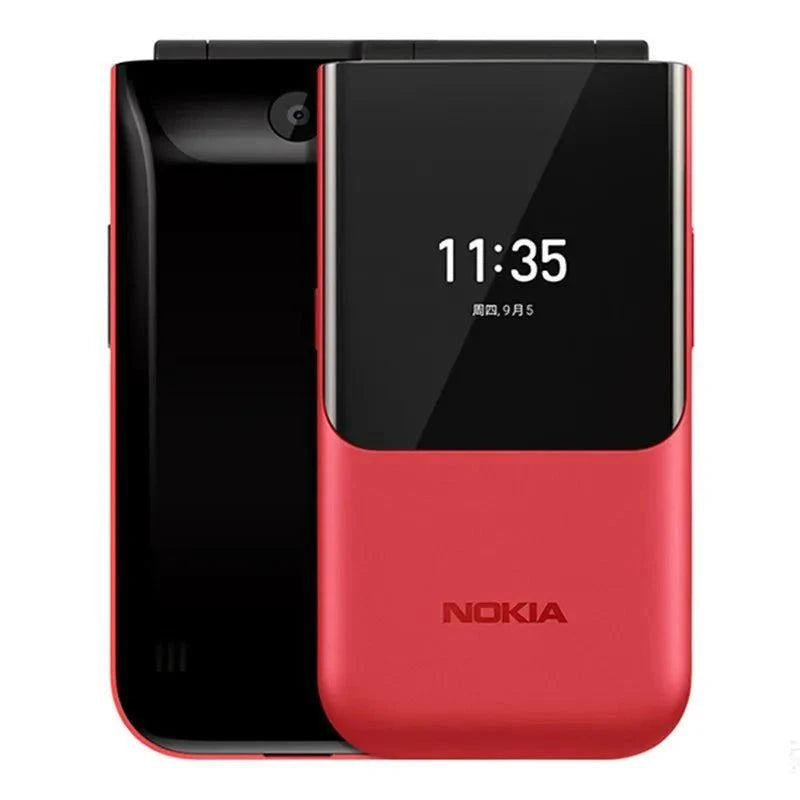  Nokia 2720 2.4 inch screen GSM 2G cellphone dual sim card flip elderly button feature phone