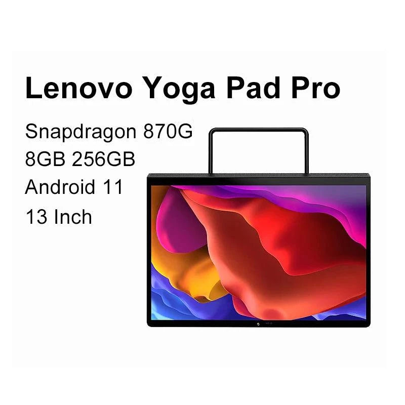 13 inch lenovo tablet : Yoga Pad Pro, Snapdragon 870, 2K Screen, 8GB RAM, 256GB ROM, Android 11, 10200mAh Battery detail
